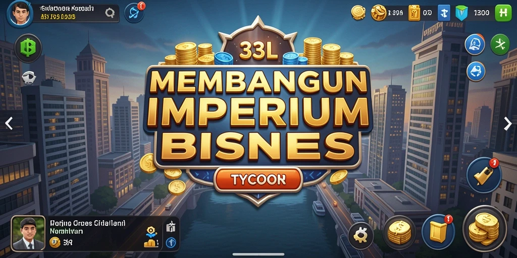 Tampilan gameplay Tycoon yang menantang dan menarik.