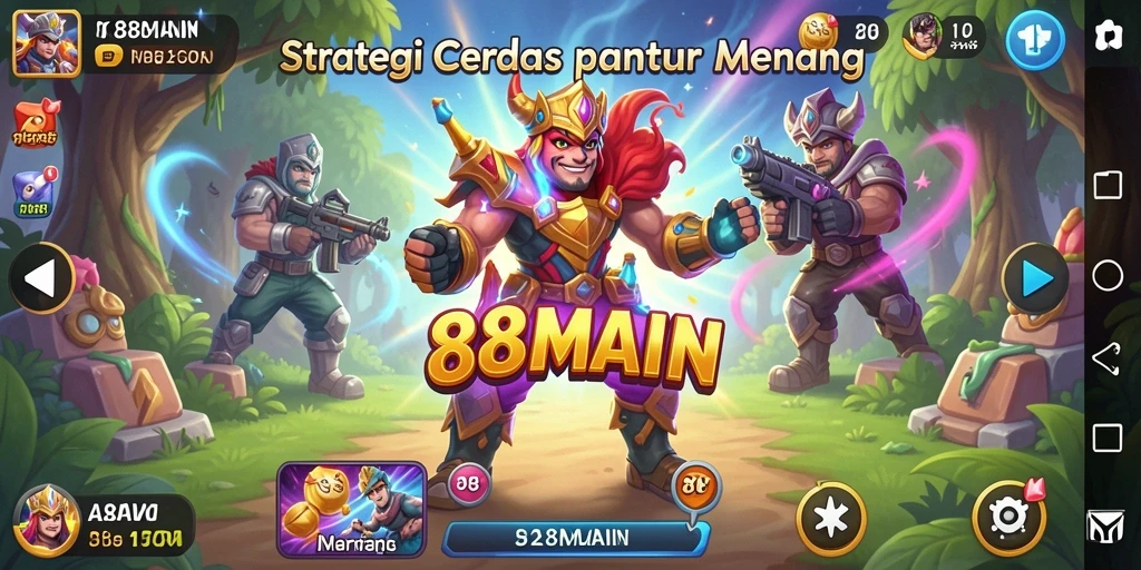 Tampilan gameplay <strong>88MAIN</strong> yang mendebarkan dan penuh strategi.