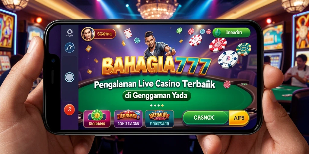 Tampilan gameplay langsung BAHAGIA777 yang mendebarkan dan interaktif.