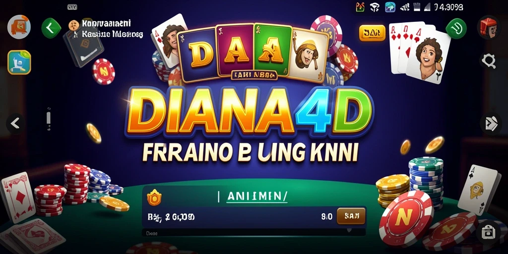 Tampilan menarik gameplay Kasino DIANA4D dengan grafis memukau.