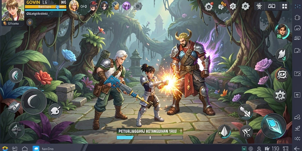 Tampilan gameplay memukau dari GOWIN dalam petualangan yang mendebarkan.