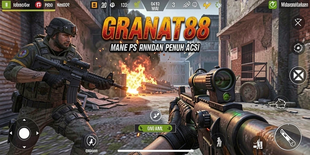 Tampilan gameplay thrilling dari GRANAT88 yang menegangkan.