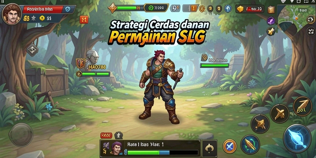 Gameplay mendebarkan dalam pertempuran strategis SLG HAO788.