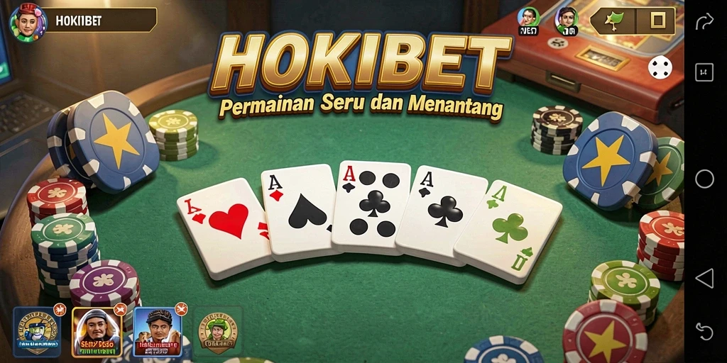 Tampilan gameplay HOKIBET yang menarik dan interaktif.