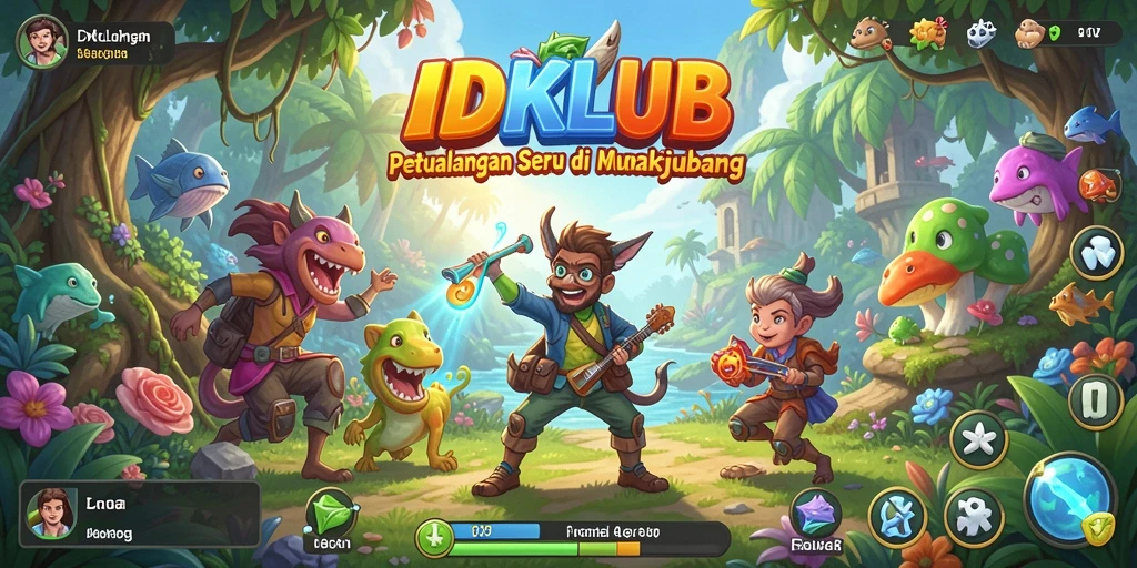 Tampilan gameplay IDKLUB yang mendebarkan saat menjelajahi dunia petualangan.
