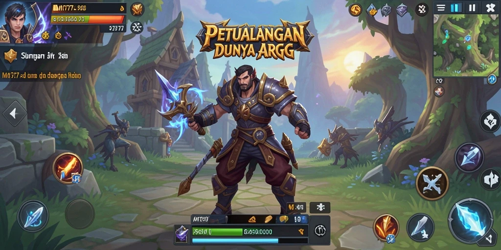 Tampilan gameplay MT777 yang penuh aksi dan petualangan.