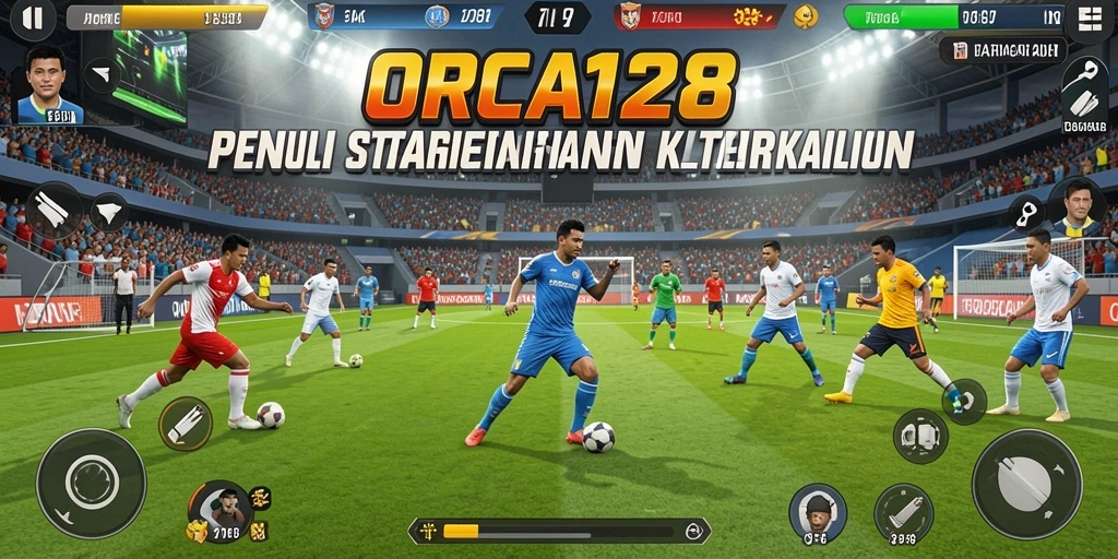 Tampilan menegangkan dari gameplay ORCA128 dalam olahraga kompetitif.