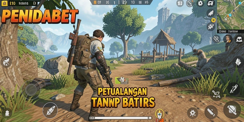 Screenshot gameplay PENIDABET yang menampilkan petualangan seru di dunia terbuka.