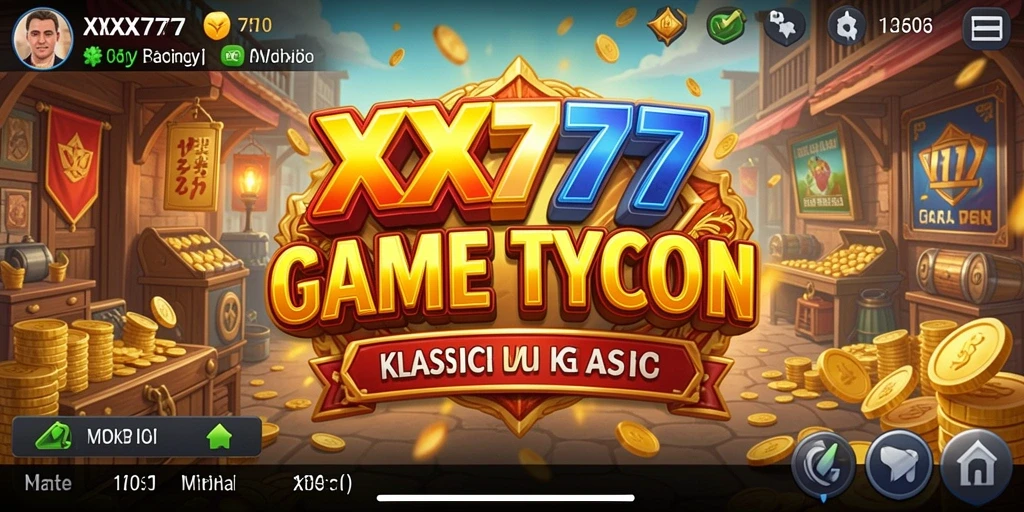 Screenshot utama XXX777 menampilkan gameplay Tycoon yang mengasyikkan.